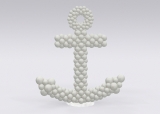 8FT Nautical Anchor Column INDOOR