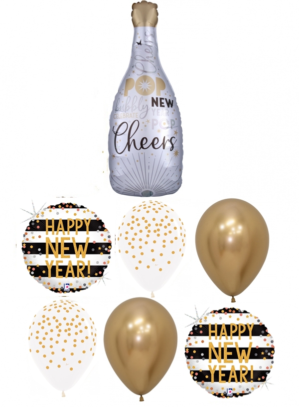 New Year Champagne Pop Bouquet 5