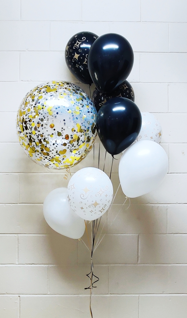 New Year Radiance Balloon Bouquet