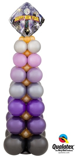 6FT New Years City Column INDOOR