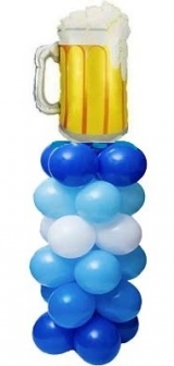 6FT Oktoberfest Beer Column INDOOR