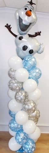 7FT Frozen Olaf Balloon Column INDOOR
