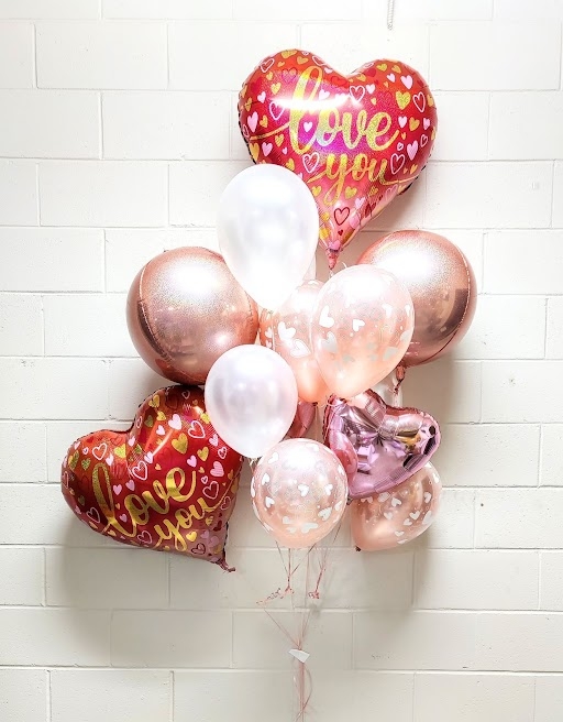 Ombre Heart Prismatic Iridescent I Love You Bouquet