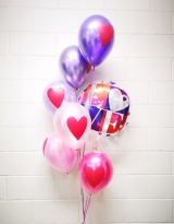 Ombre Hearts Love Bouquet