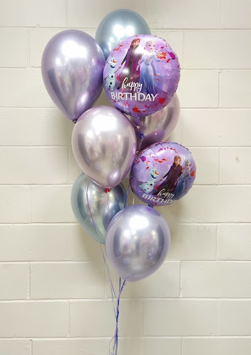 Opalescent Frozen Balloon Bouquet 