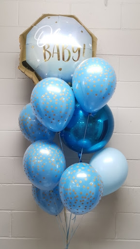 Opulent Baby Balloon Bouquet in Pink or Blue 