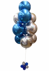 Orbz Blue and Silver Bouquet