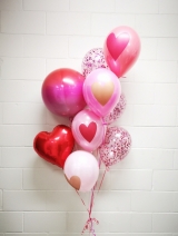 Orbz Confetti Valentine Ombre Bouquet