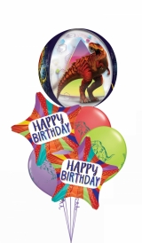 Orbz dino happy birthday bouquet