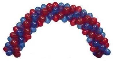 [15x12FT] Outdoor 35 Foot Spiral Arch - AIR FILLED