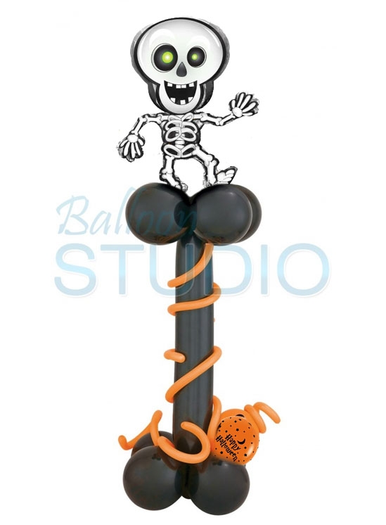 Skeleton Halloween Spooky Stand Up