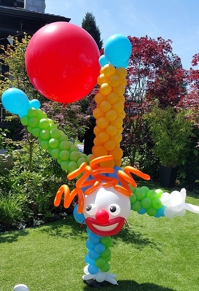 Outdoor Circus Clown Sculpture Column 32