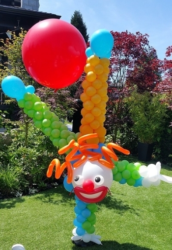 Outdoor Circus Clown Sculpture Column 32