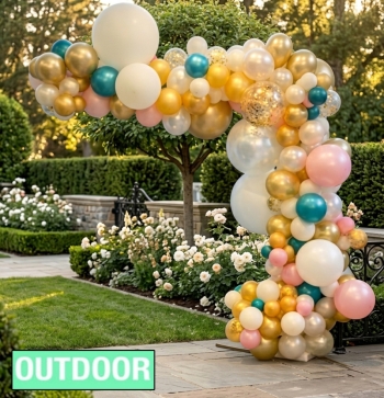 8x8FT Outdoor Elegant & Classy Garland Arch