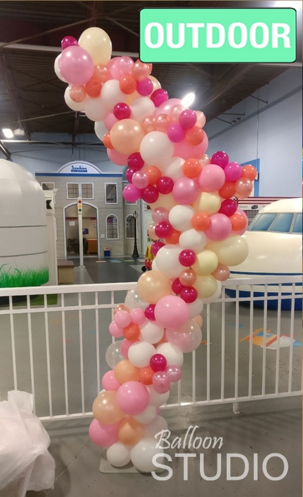 [8x2FT] Organic Garland Column - Outdoor