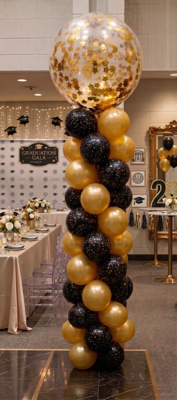 Outdoor Hollywood Confetti Star Column (1)