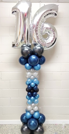Outdoor Silver Ombre Pick an Age Holographic Column 