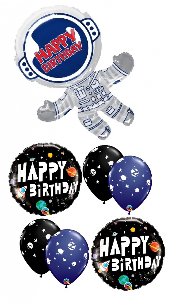 Outer Space Astronaut Birthday Bouquet