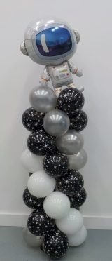 7FT Outer Space Astronaut Balloon Column INDOOR