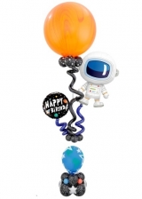 Outer Space Astronaut Birthday Stand Up