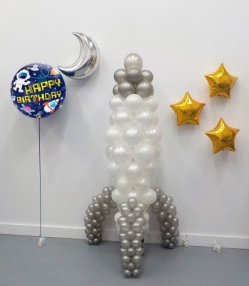 Outer Space Rocket Ship Birthday Package