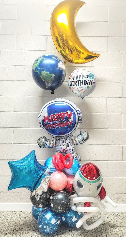 Over The Moon For You Birthday Stand Up Kids