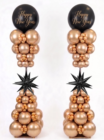PAIR (x2) 7ft Balloon Column in VINYL Custom Print - Indoor