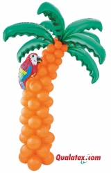 9FT Palm Tree Column Orange INDOOR