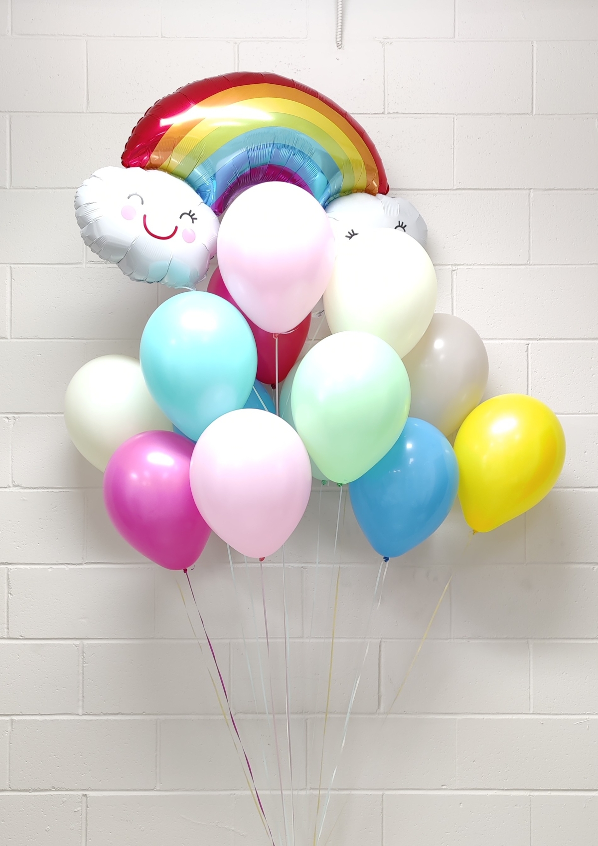 Pastel Blush Rainbow Bouquet