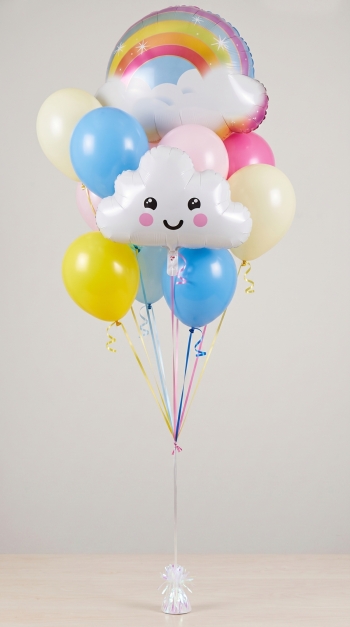 Pastel Blush Rainbow Cloud Bouquet