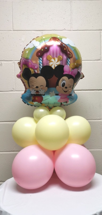 Pastel Candyland Balloon Centerpiece