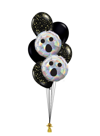 Spooky Ghost Face Halloween Night Bouquet