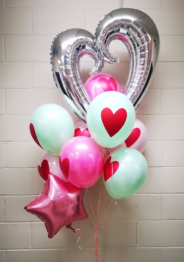 Pastel Hollow Heart & Star Bouquet