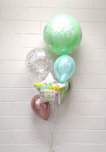Pastel Mint Nova Balloon Bouquet 