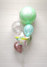 Pastel Mint Nova Balloon Bouquet 