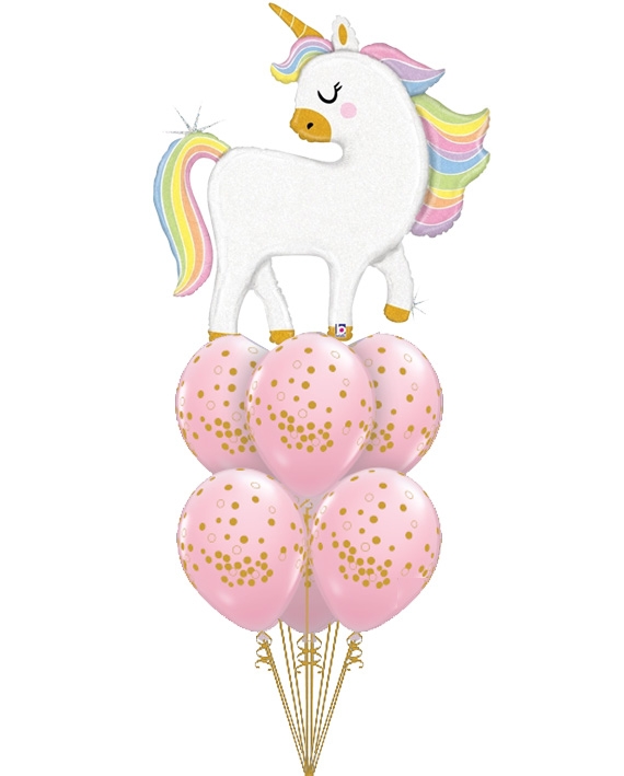 Pastel Pink & Gold Unicorn Bouquet