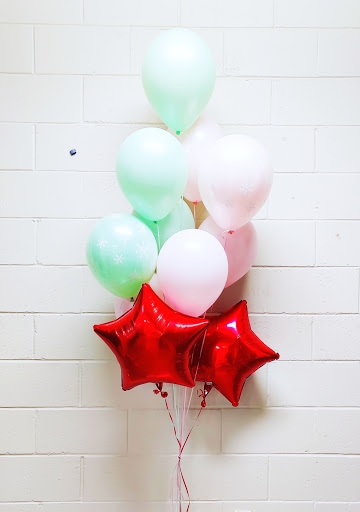 Pastel Xmas Balloon Bouquet