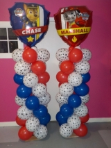 7FT Paw Patrol Chase Marshall Balloon Columns INDOOR