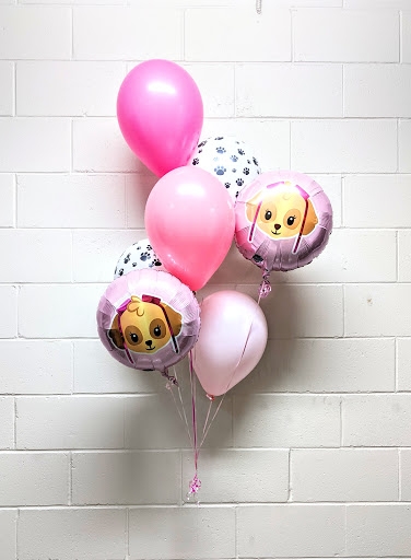 Paw Patrol Skye Ombre Balloon Bouquet