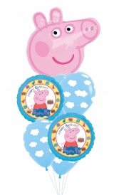Peppa & Clouds Birthday Bouquet