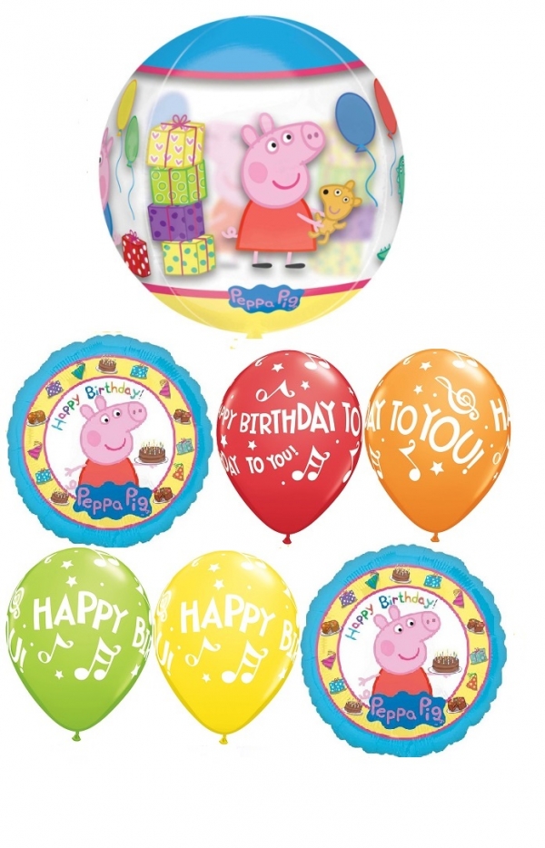 Peppa Pig George Birthday Bouquet 3 