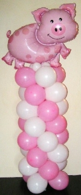 7FT Pig Balloon Column INDOOR