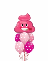 Pink Poo Love Balloon Bouquet
