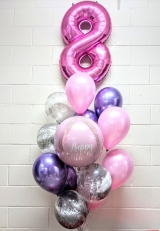 Pink & Purple Graffiti Pick An Age Bouquet