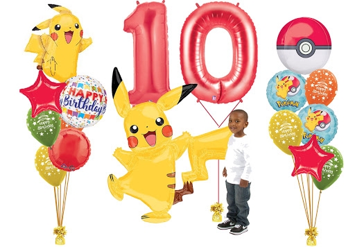 Pokemon Pikachu Pick An Age Balloon Set 