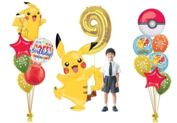 Pokemon Pikachu Pick An Age Balloon Set