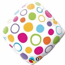 Polka Dots Pattern Rhombus Balloon