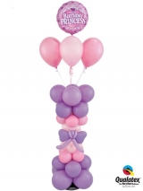 7FT Princess Bouquet Column INDOOR