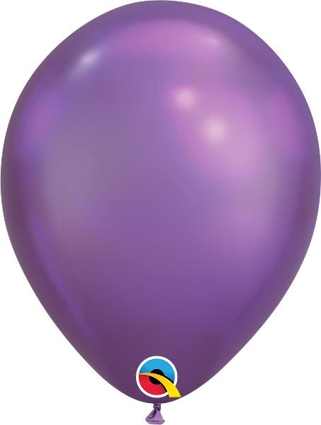 Purple Chrome Balloon