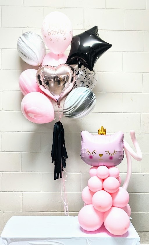 Queen Of The Kitites Confetti Birthday Bouquet Set #2